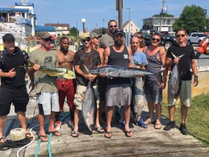 Live offshore report, tuna, dolphin and a wahoo