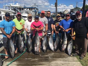 nice tuna catch offshore